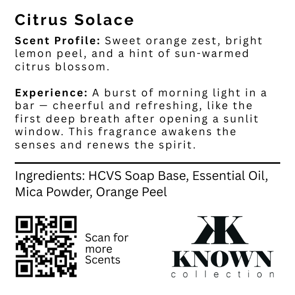 Citrus Solace - Handcrafted Soap