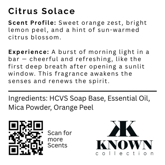 Citrus Solace - Handcrafted Soap