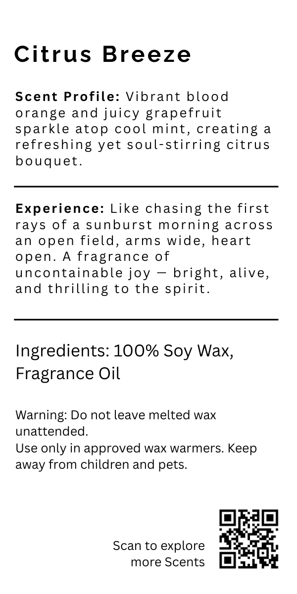 Citrus Breeze Wax Melts