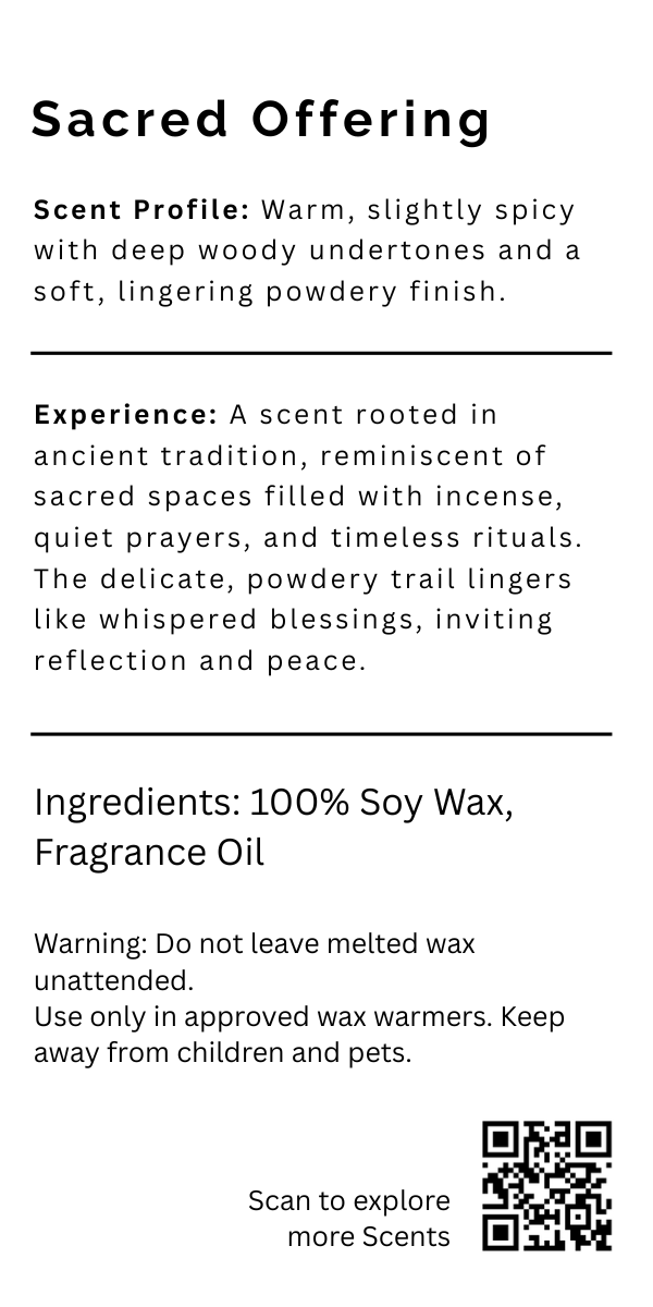 Sacred Offering Wax Melts