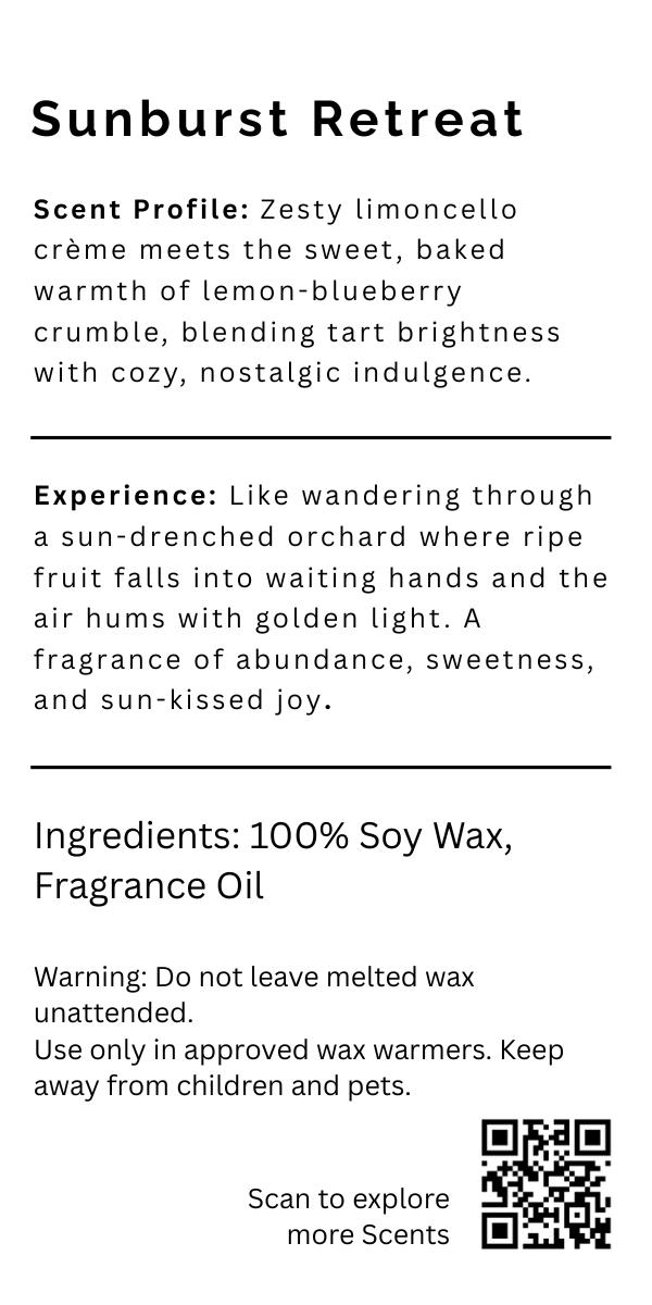 Sunburst Retreat Wax Melts