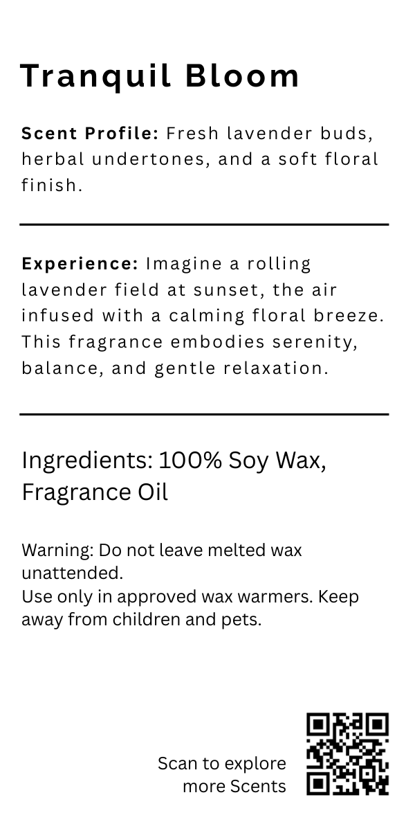 Tranquil Bloom Wax Melts